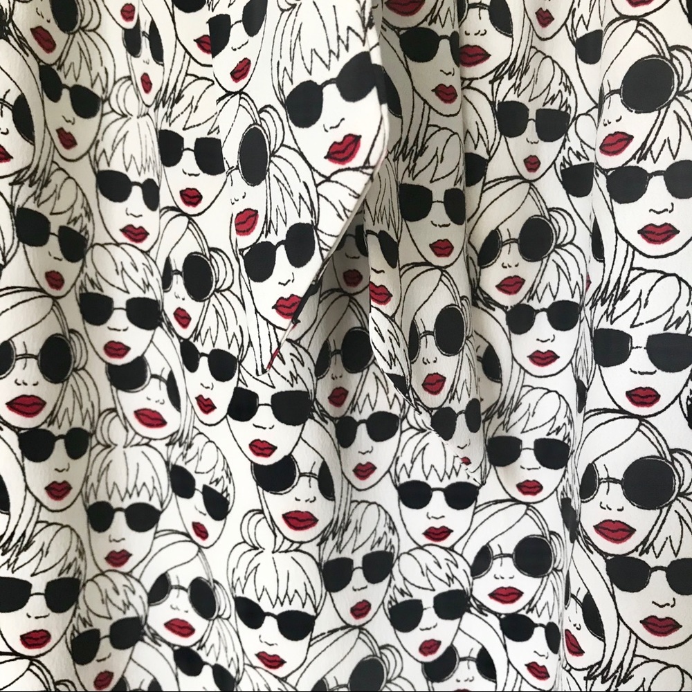 Anthropologie Getaway Printed Skirt